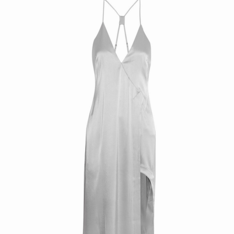 Halston Heritage فستان زفاف ناعم من