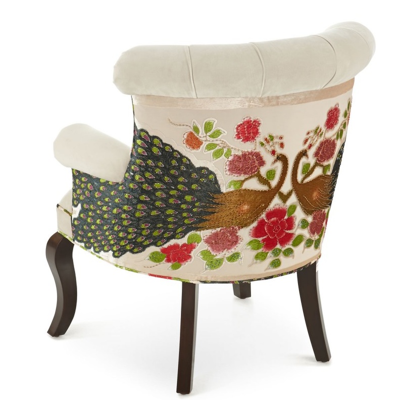 Haute House Cream Peacock Chair