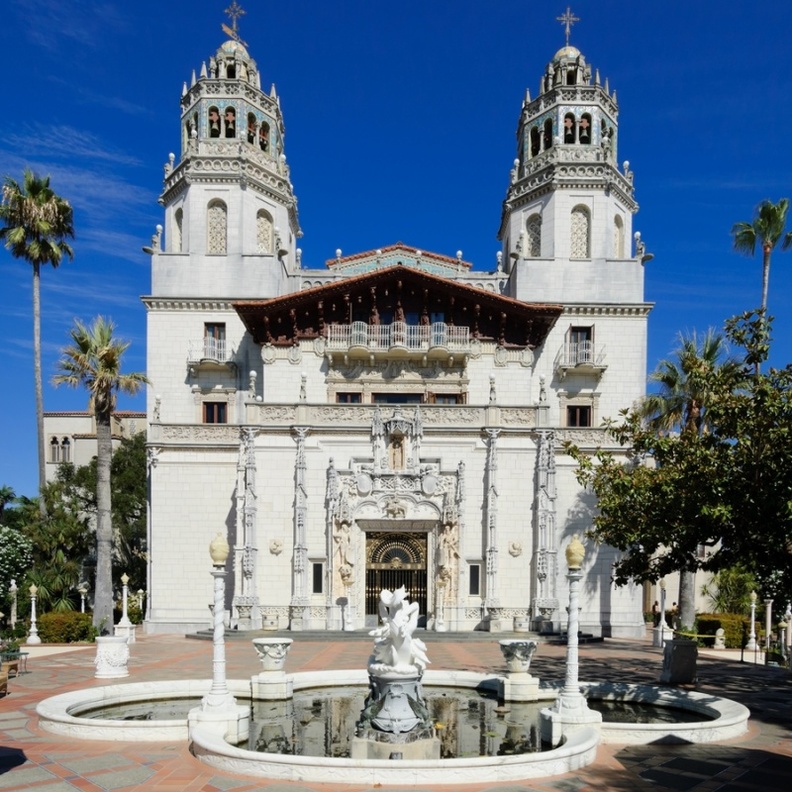 Hearst Castle villa in Beverly Hills, Los Angeles, US State