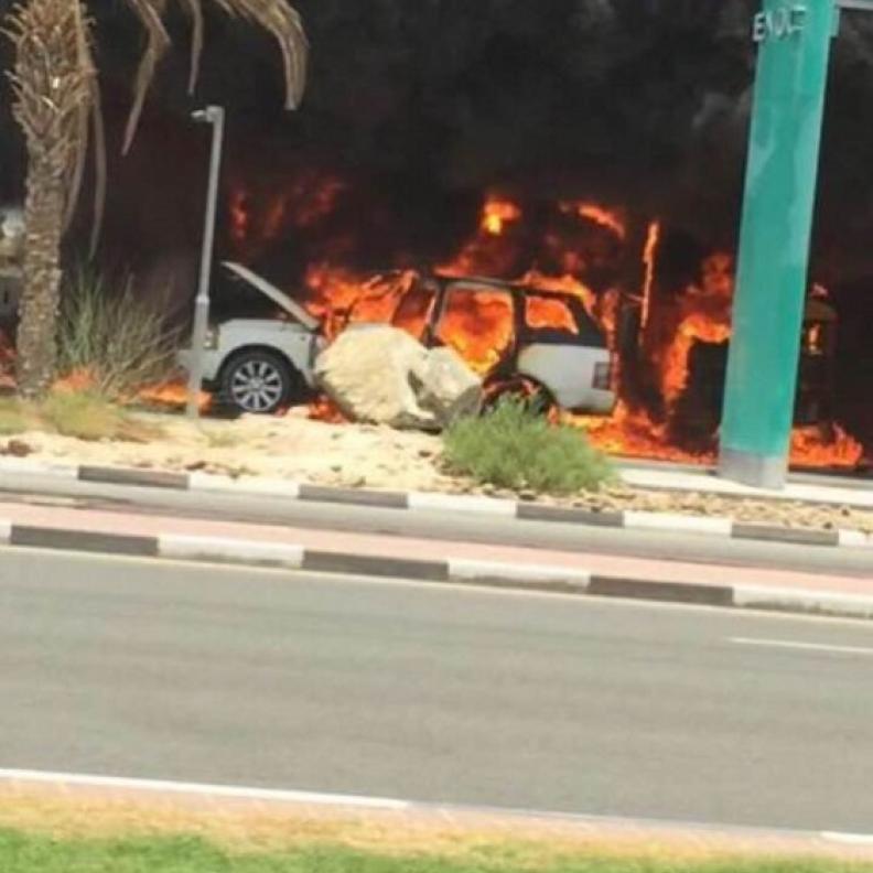"اينوك" تحقق في حادث حريق محطتها بمنطقة الطوار بالتعاون مع الدفاع المدني بدبي