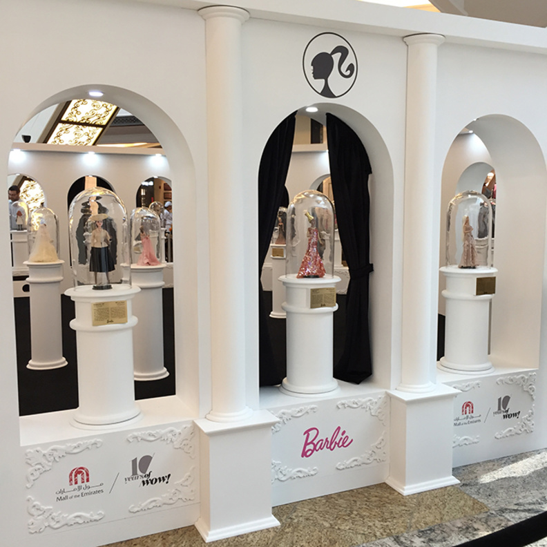 عالم الطفولة والأناقة في معرض "باربي" في دبي