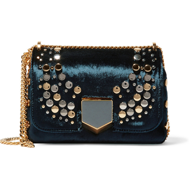 Jimmy Choo شنطة يد من المخمل من