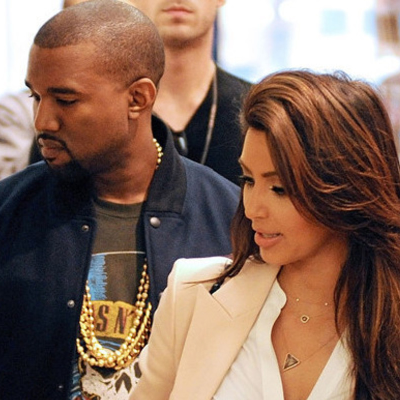 كيم كاردايشيان وكاني ويست