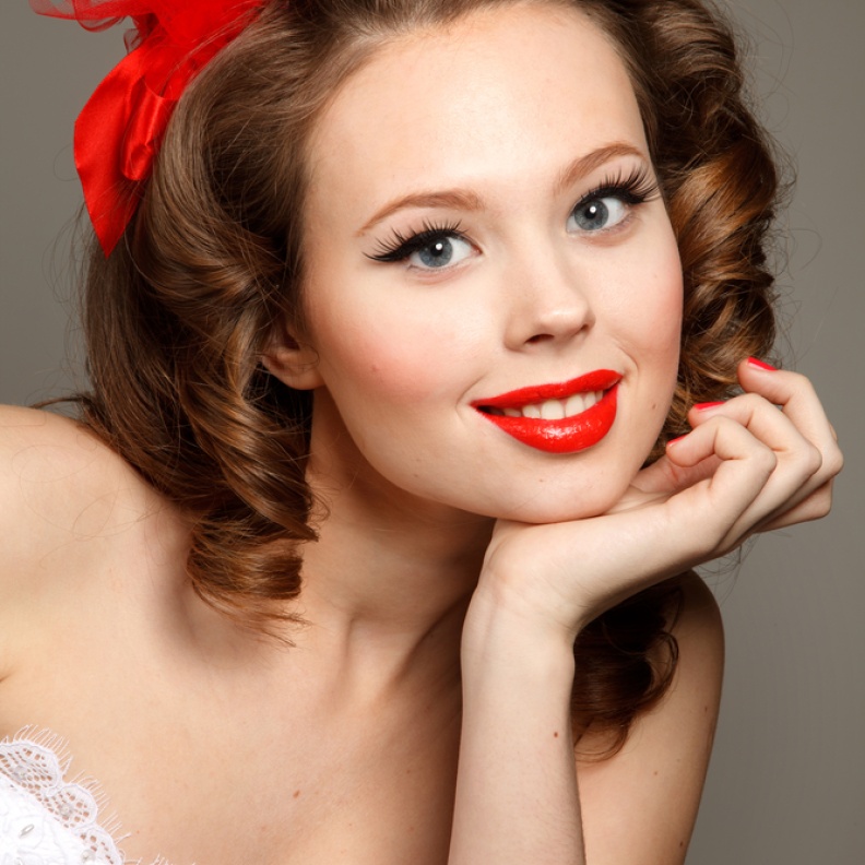 ماكياج الريترو الخيار الأجمل لعروس 2014