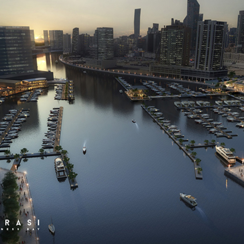 مراسي الخليج التجاري، أكبر مشروع سياحي لتطوير قناة خور دبي