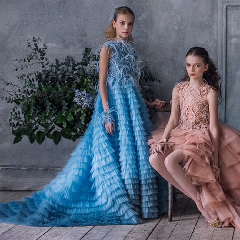 Mischka Aoki فساتين سهرة للصغيرات من