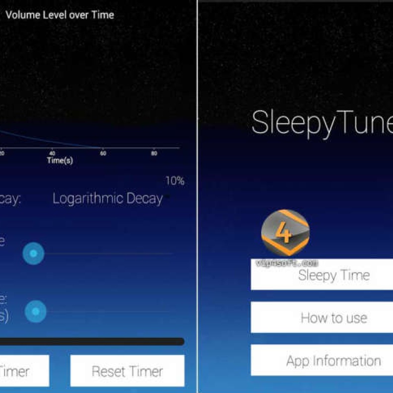 Music Timer or Stopper لمساعدتك على النوم 