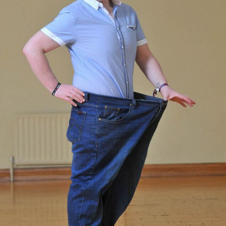 بول موري بعدما خسر حوالي 42 كيلوغراماً من وزنه