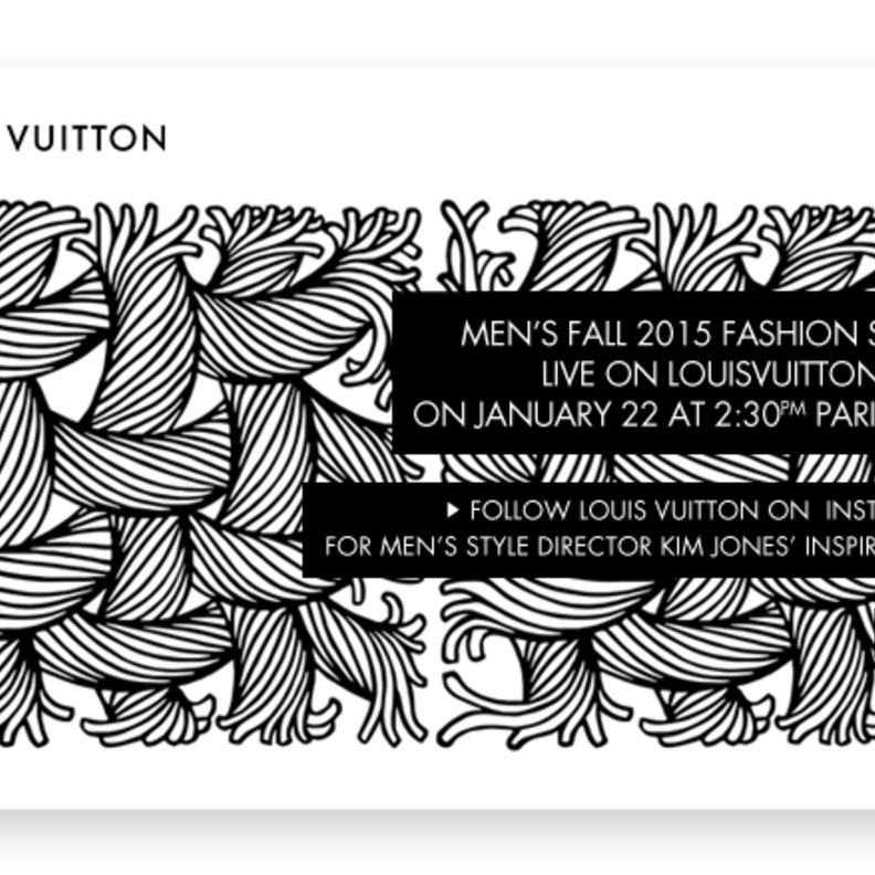 بث مباشر لعرض أزياء لويس فويتون Louis Vuitton لخريف وشتاء 2015
