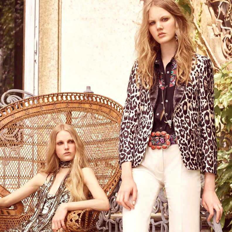 Roberto Cavalli نقشة النمر من مجموعة كروز