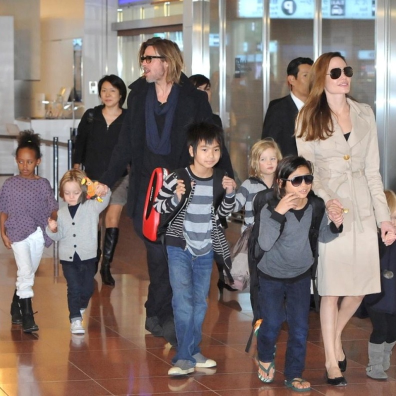 أنجلينا جولي وبراد بيت