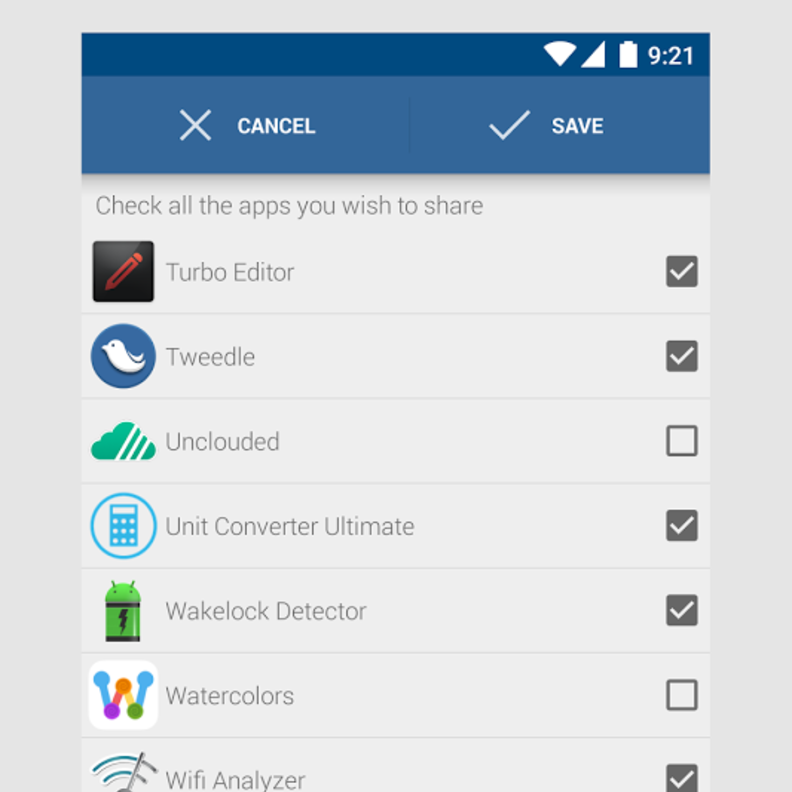Shareables لاكتشاف أفضل التطبيقات على أندرويد