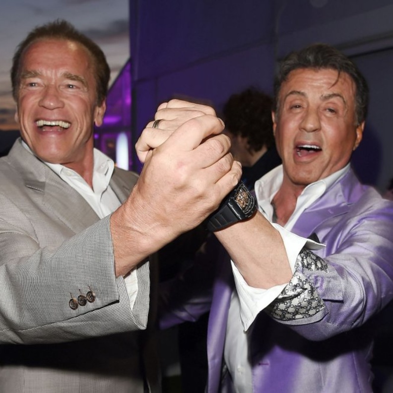 سيلفستر ستالون وأرنولد شوارزينيجر