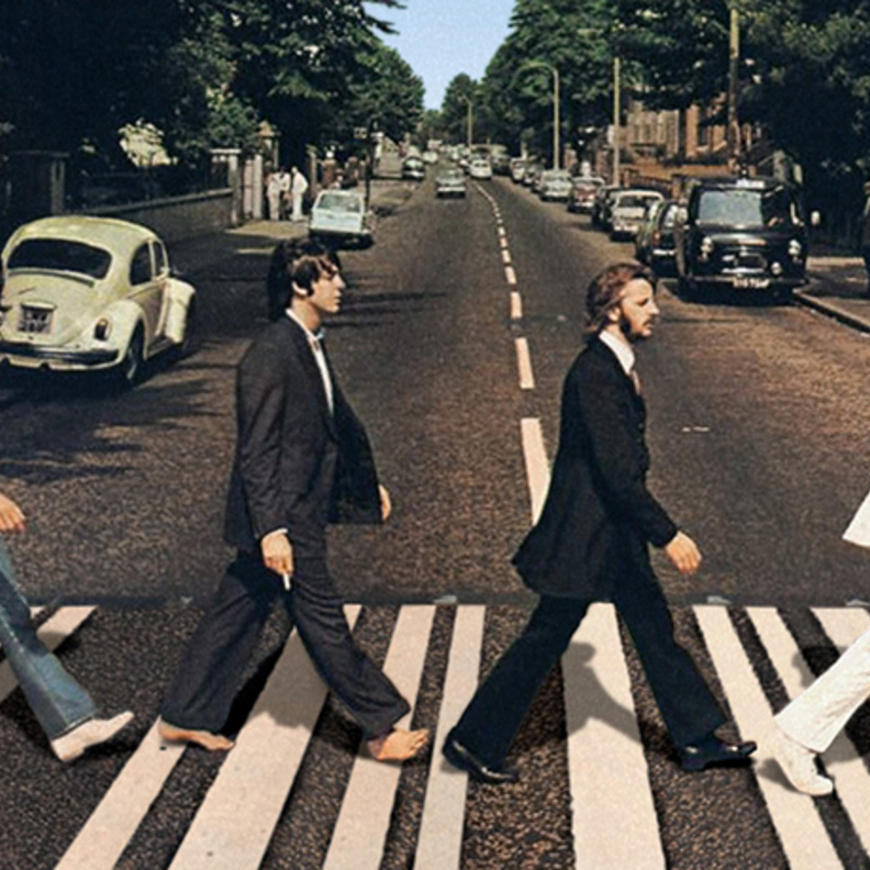 تخليد  للـ "بيتلز The Beatles" في شارع "آبي رود  Abbey Road اللندني !