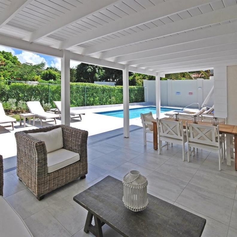 Tourist cottages in the Caribbean