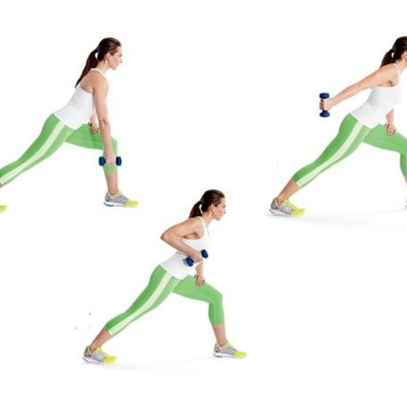 Triceps Kickback Lunge