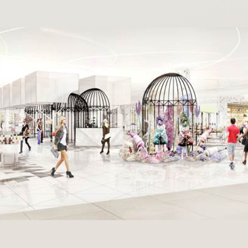 رسم تخيّلي للمتجر الذي يمتد على مساحة 20 ألف متر مربع في ياس مول في أبوظي