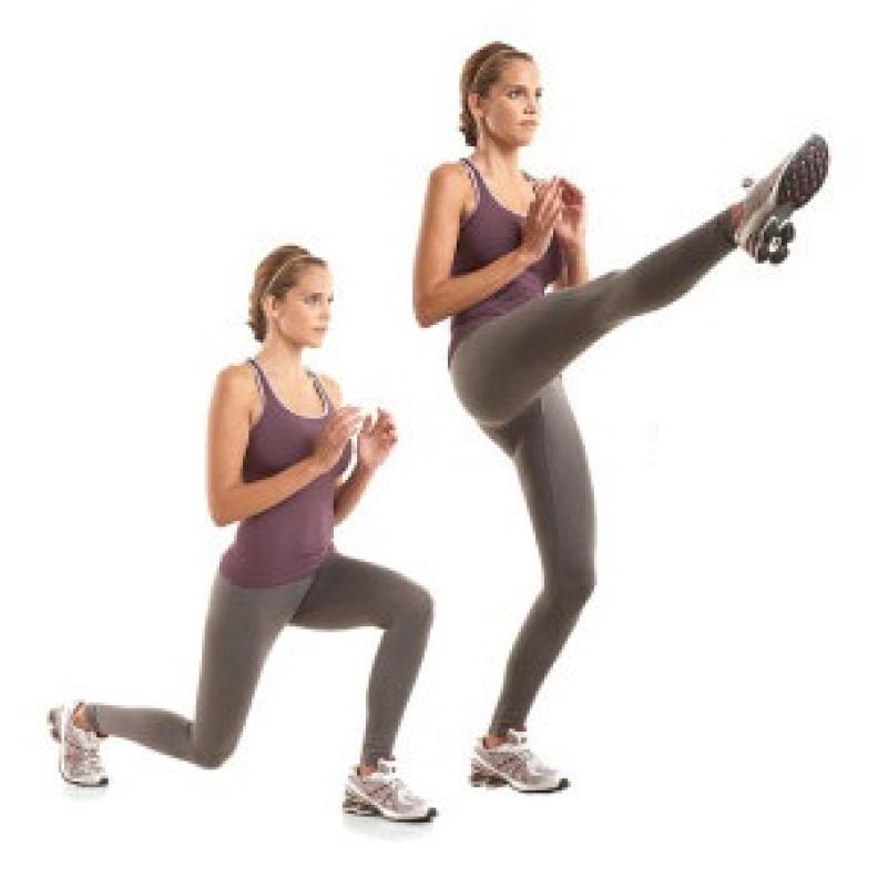 Turbo Lunge Kick