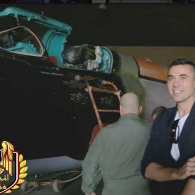 يجسد قائد سرب في اكبر معركة جوية بعد الحرب العالمية الثانية