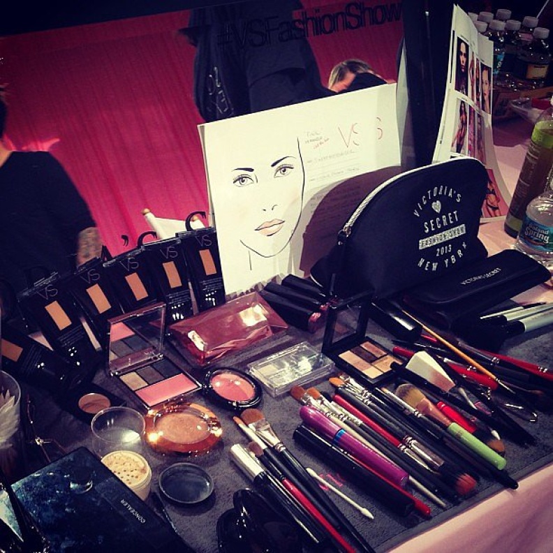 Victoria's Secret backstage