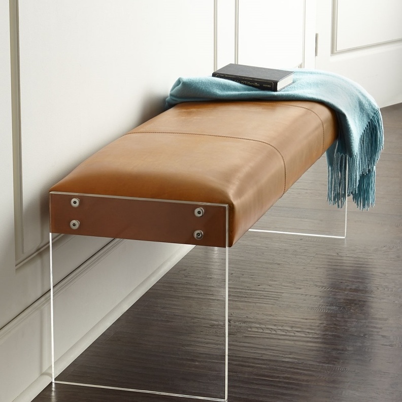 Wallis Leather Bench