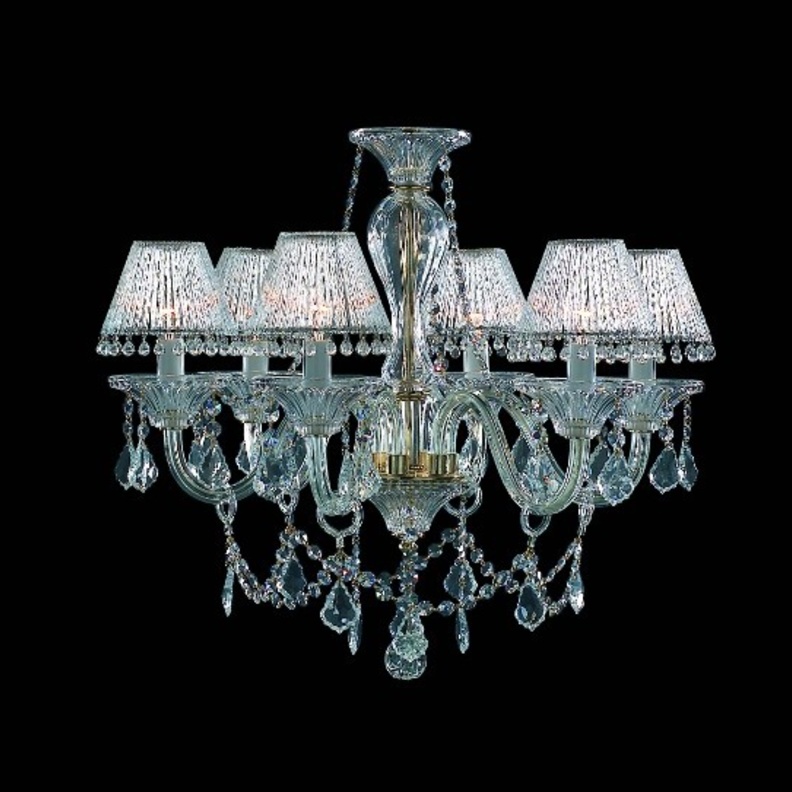 Windsor Bohemian Crystal Shaded Chandelier