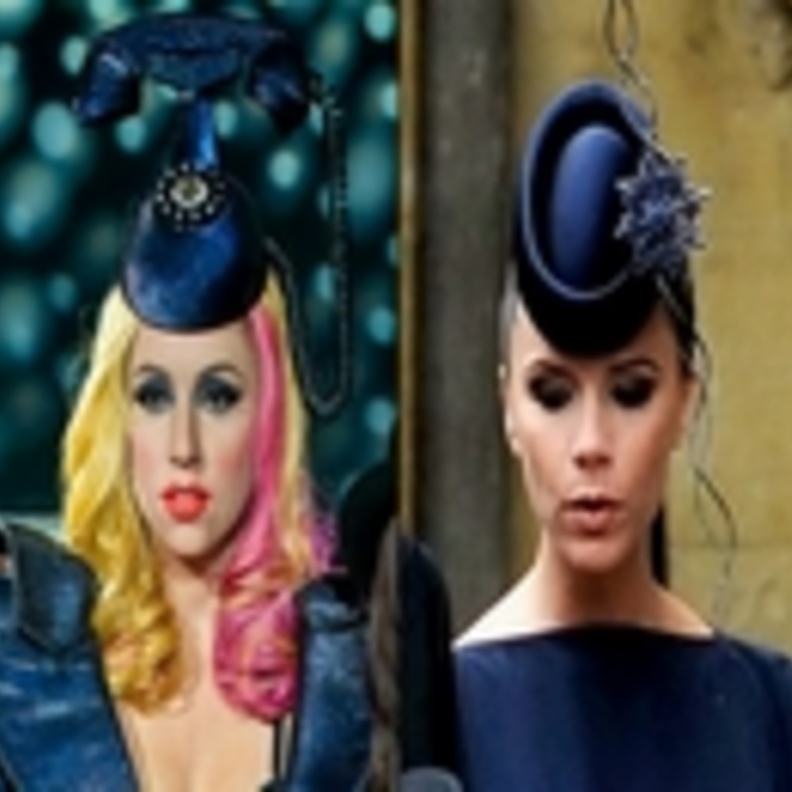 القبعات تدخل فيكتوريا بيكهام وليدي غاغا قاعة المشاهير