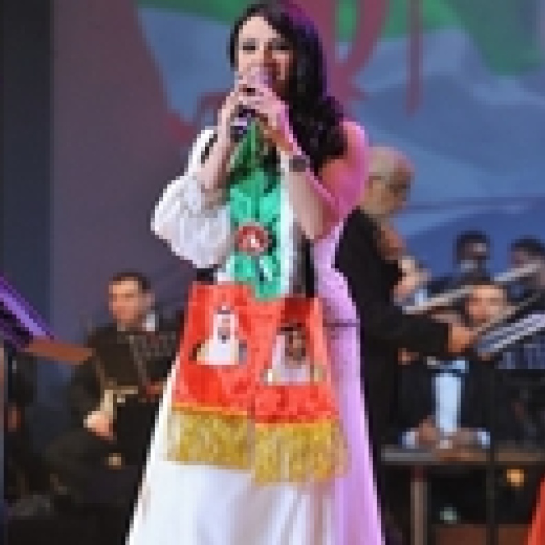 ديانا حداد تحيي حفلا في دبي بمناسبة اليوم الوطني