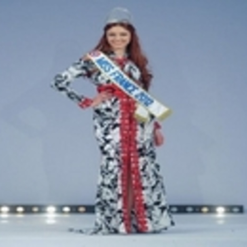 ملكة جمال فرنسا تفجر سحر القفطان المغربي