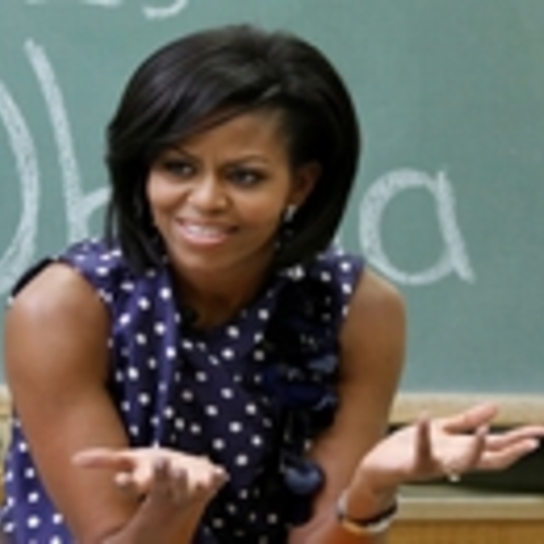 سيدة أمريكا الأولى تحقق رقما عالميا في القفز