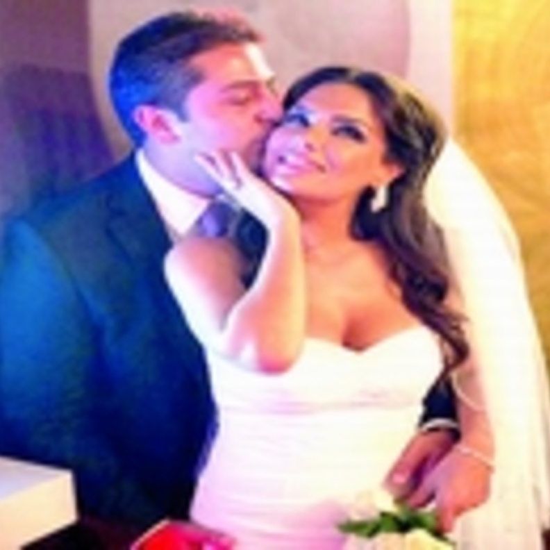 ريدا بطرس تحتفل بزواجها في أمريكا