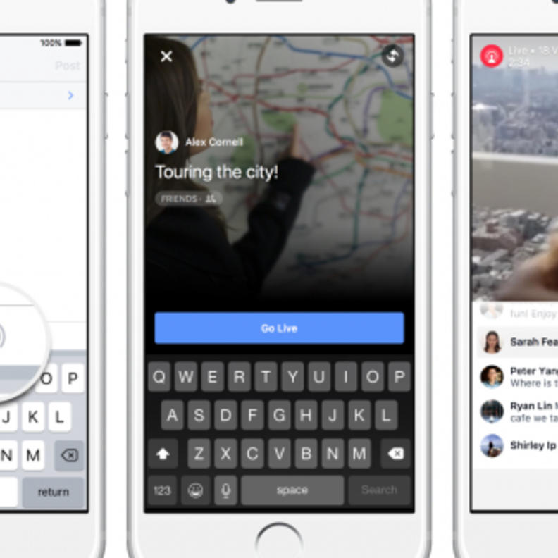 "فيسبوك" تطلق ميزة "الفيديو الحي" لعموم مستخدمي آيفون