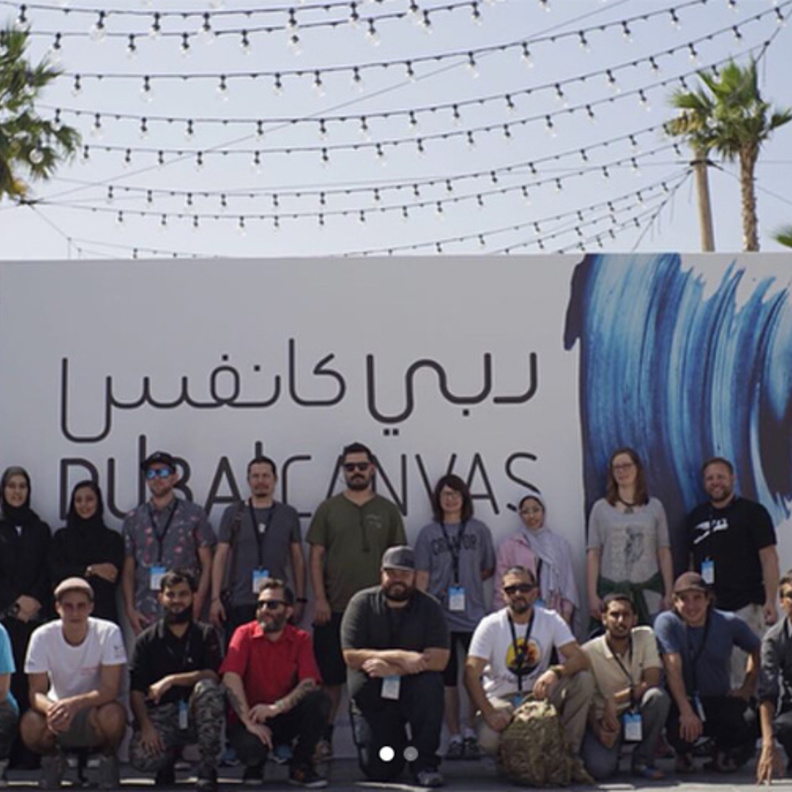 اليوم .. انطلاق مهرجان "دبي كانْفَس" 2018 ..  للرسم ثلاثي الأبعاد 