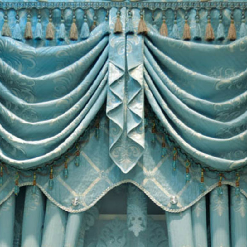 بالصور، الستائر الفخمة للنوافذ الواسعة