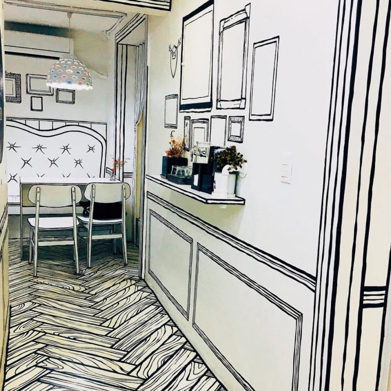 مقهى في كوريا الجنوبية .. كما لو كان من كتاب كوميك!