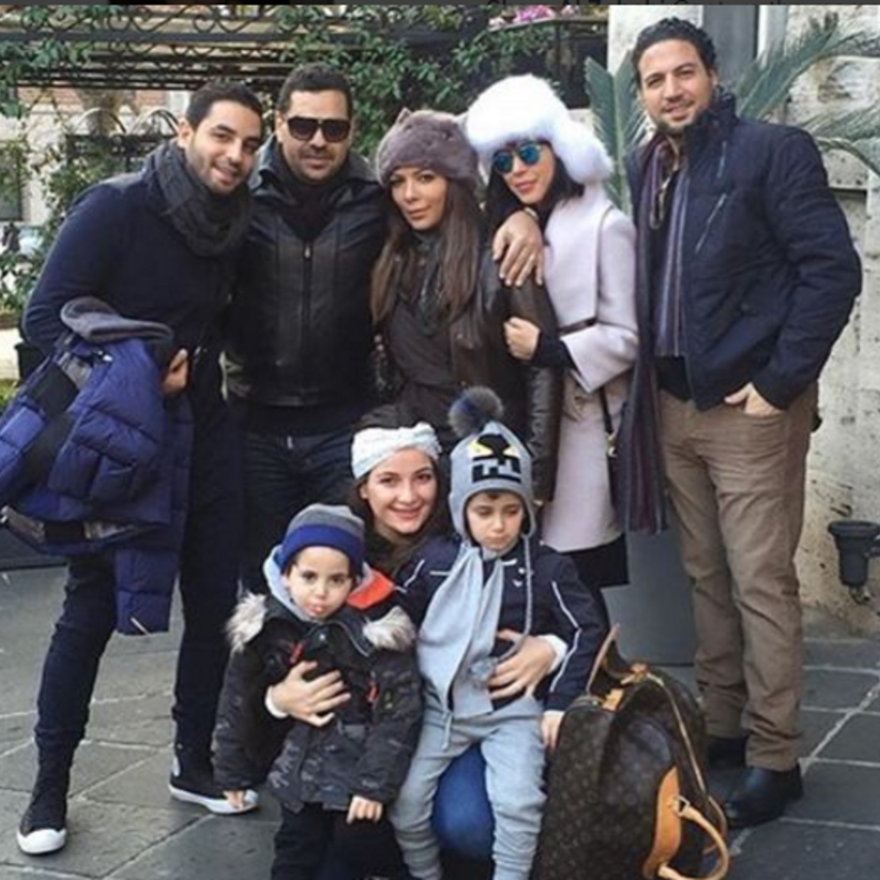 عائلة اصالة تستقبل العام الجديد في روما