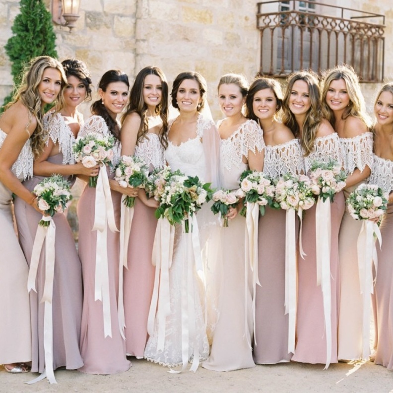 Bridesmaid Light Shades Dress