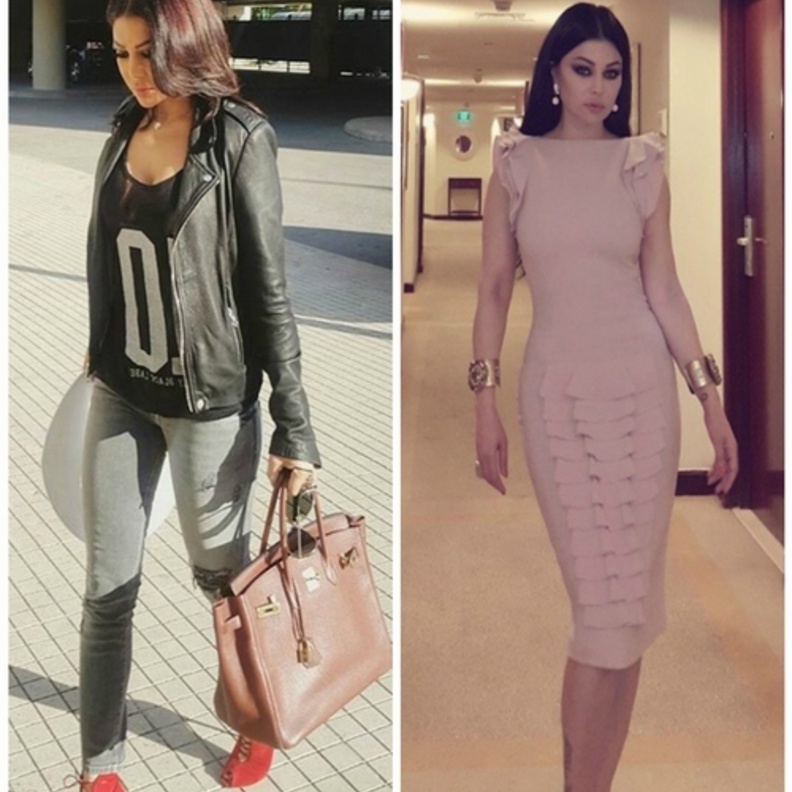 فستان النجمة هيفا 