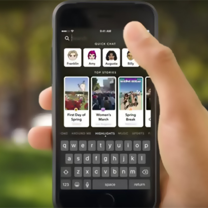 فيديو : أكثر من مليون قصة عالمية في تطبيق سناب شات
