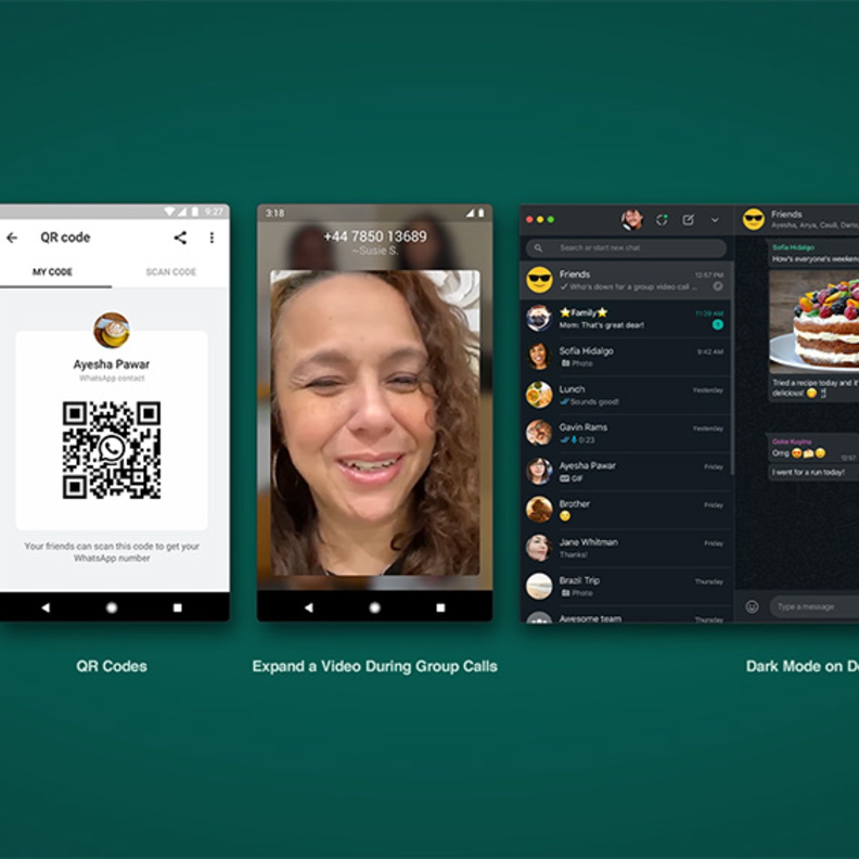 الملصقات وأكواد QR ومكالمات الفيديو حتى 8 أشخاص ميزات جديدة على واتساب
