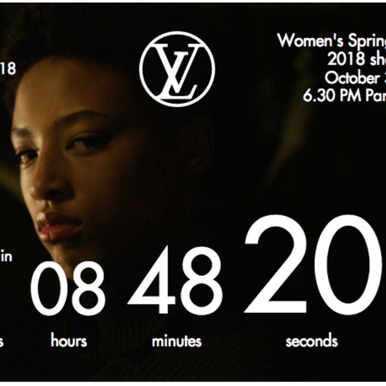 بث مباشر من باريس لعرض أزياء LOUIS VUITTON لربيع صيف 2018