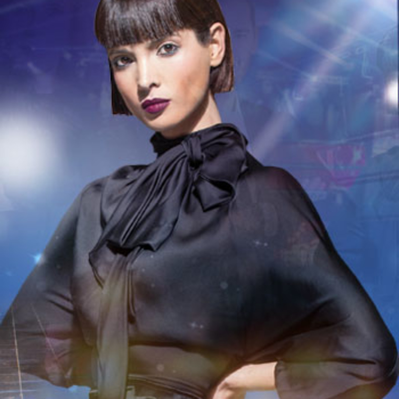 عارضة الأزياء العالمية هناء بن عبد سلام احدى أعضاء لجنة تحكيم برنامج فاشيون ستار