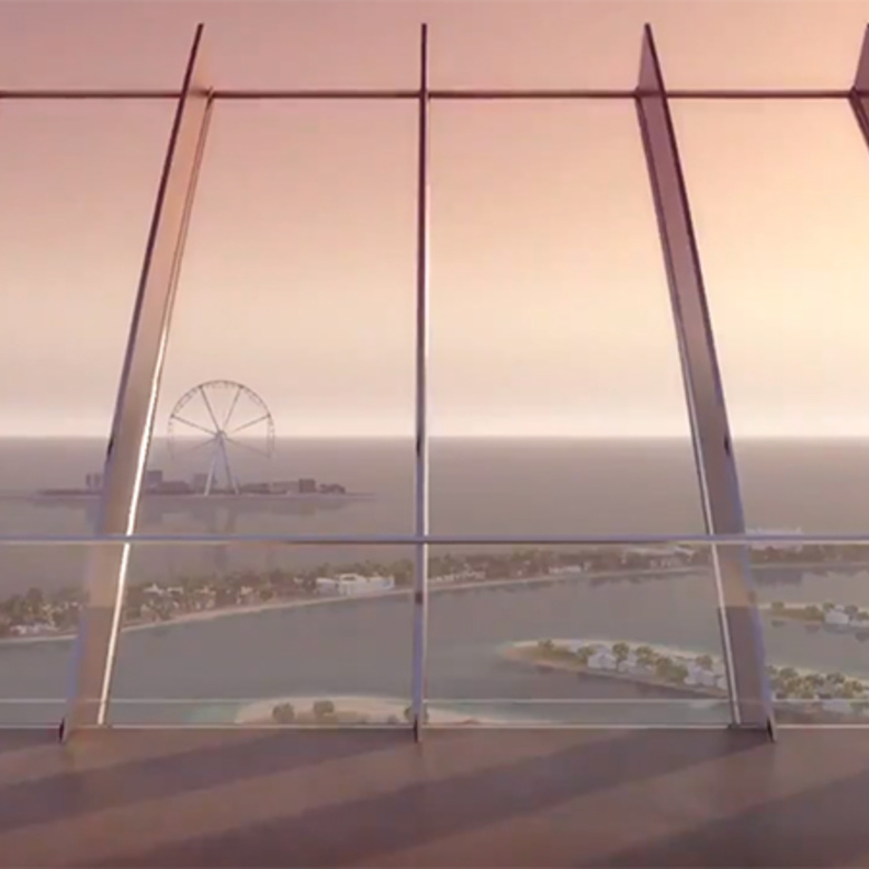 ذي فيو في النخلة منصة جديدة لمشاهدة المناظر الخلابة في دبي