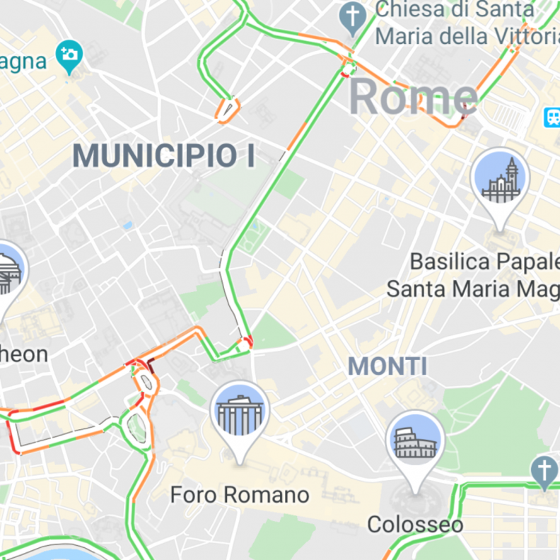 خرائط جوجل Google تضيف رموز كبيرة لمعالم المدن