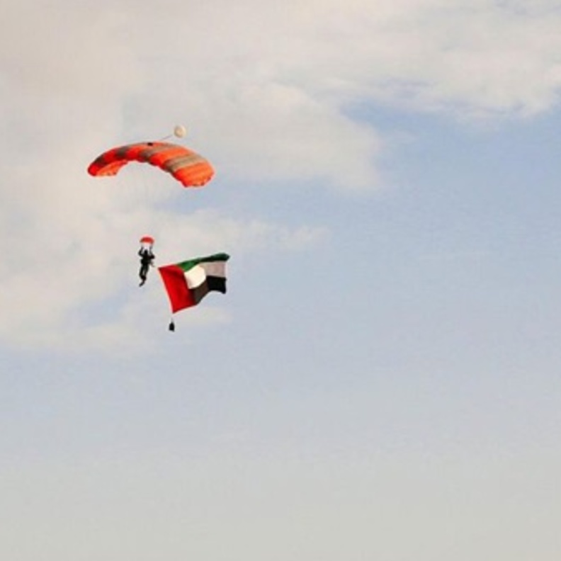 قوات الأمن الخاصة شاركت في الاحتفال باليوم الوطني الإماراتي