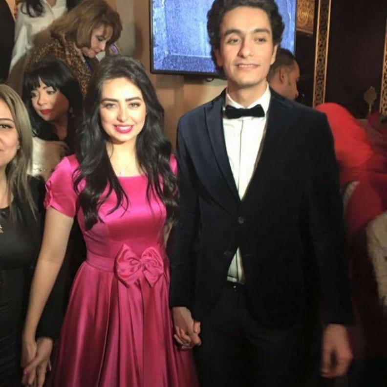 محمد محسن وهبة فى حفل الخطوبة