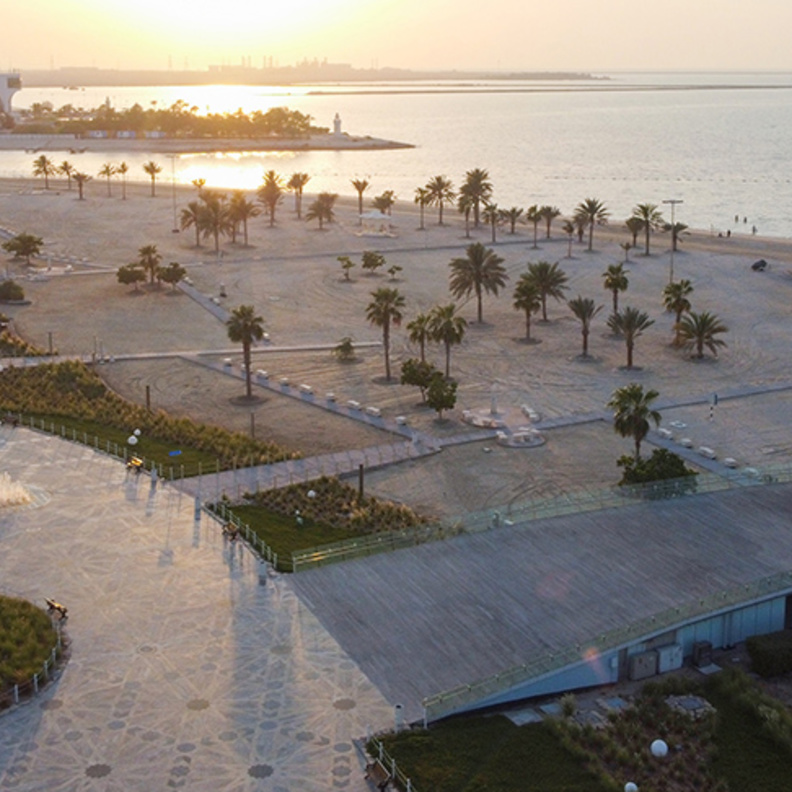 تطوير شاطئ مدينة المرفأ في أبوظبي