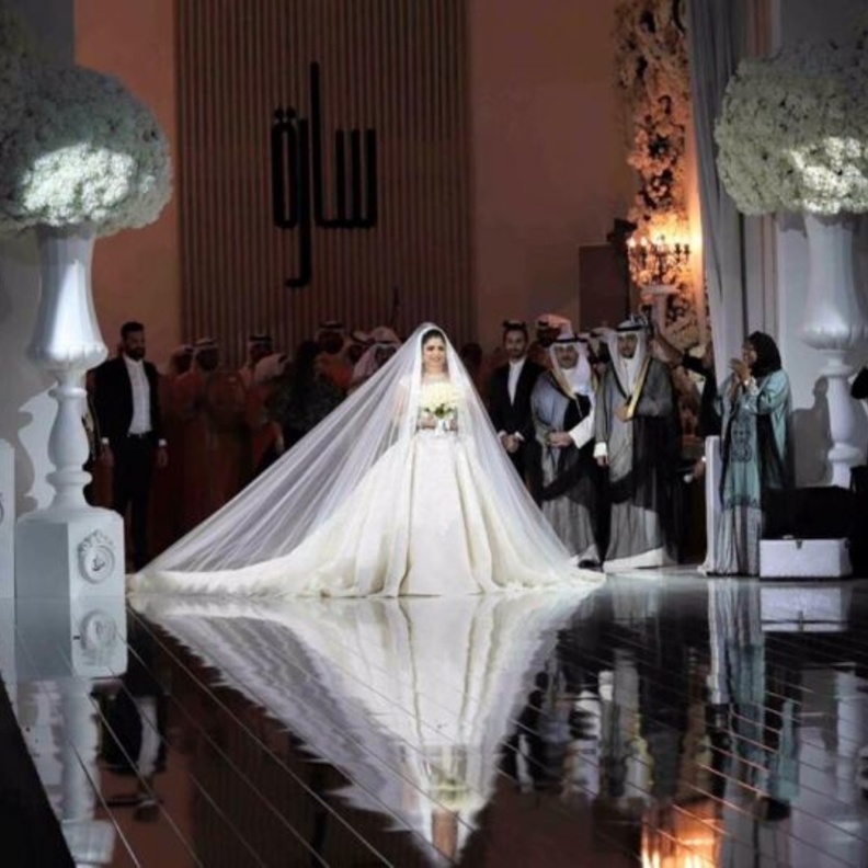 بالصور: حفل زفاف ابنة الشيخ خالد الصباح