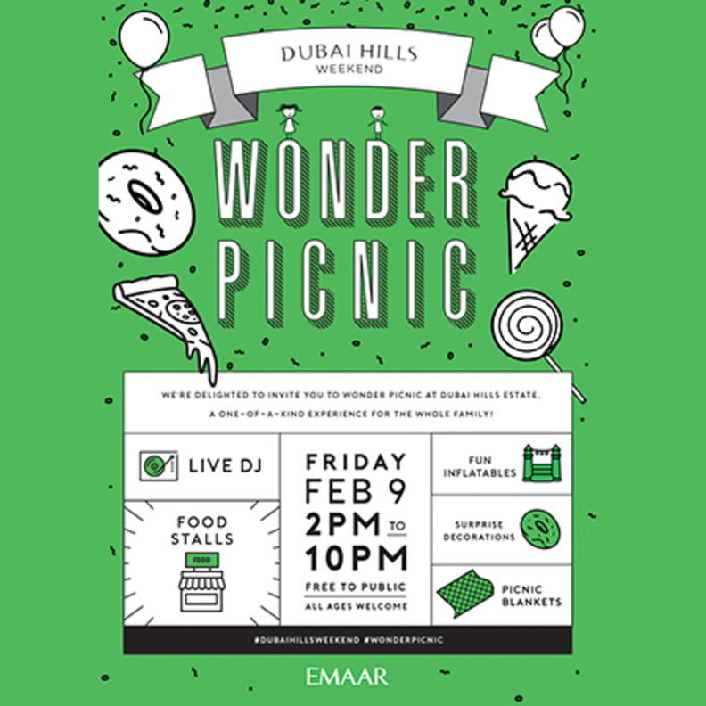 Wonder Picnic .. فعالية عطلة نهاية الأسبوع في دبي هيلز استيت