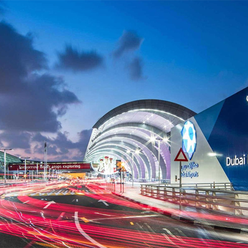 مطار دبي الدولي .. الأول في العالم من حيث اجمالي اعداد المسافرين الدوليين